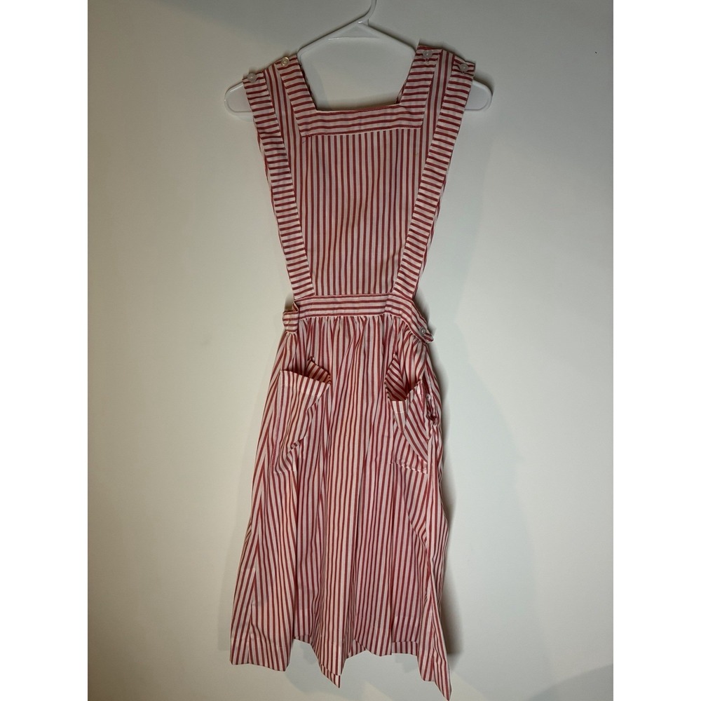 Vintage Candy Striper Nurse Uniform Apron Pinafore Medline Womens 10 Rare Vtg